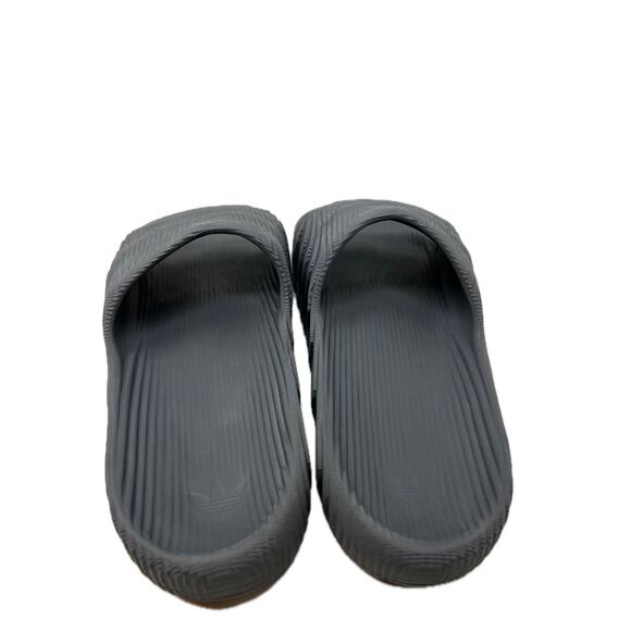 adidas Adilette Slides Gray Mens 12 US 13 UK - Picture 2 of 5